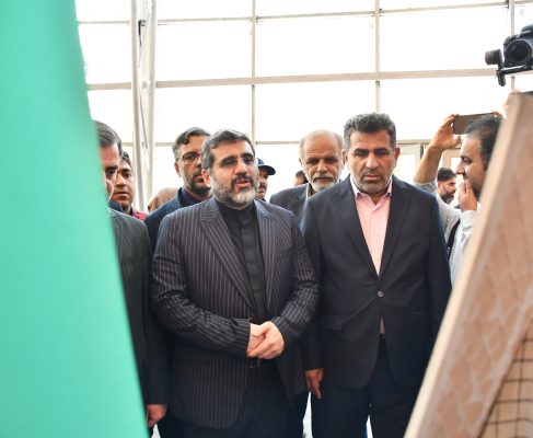 افتتاح تالار مرکزی ساری با حضور وزیر فرهنگ و ارشاد اسلامی و دکتر بابایی کارنامی