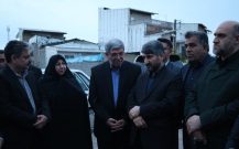 بازدید دکتر بابایی کارنامی از پروژه نیمه‌کاره ساختمان بهزیستی شهرستان فریدونکنار