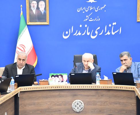 جلسه پیگیری احداث کمربندی شمالی ساری با حضور دکتر بابایی کارنامی و استاندار مازندران