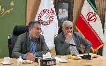نشست دوره‌ای شهرداران ساری و میاندورود با دکتر بابایی کارنامی