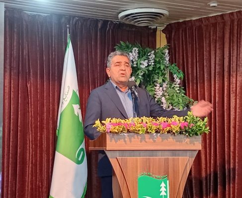 همایش گرامیداشت روز کار و کارگر در شرکت صنایع چوب و کاغذ مازندران با حضور دکتر علی بابایی