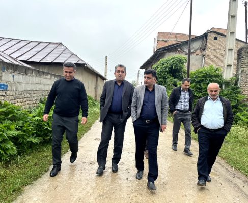 بازدید دکتر بابایی کارنامی از روستای پیله کوه