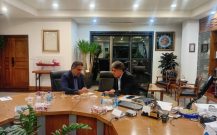 دیدار دکتر بابایی کارنامی با معاون وزیر و رئیس سازمان بنادر و دریانوردی کشور