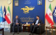 دیدار دکتر بابایی کارنامی با رئیس سازمان هواپیمایی کشور