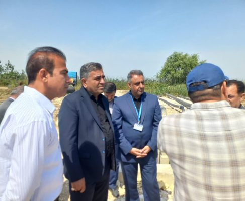 بازدید دکتر بابایی کارنامی از فرودگاه دشت‌ناز مازندران