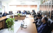 جلسه هیات رئیسه دانشگاه علوم کشاورزی و منابع طبیعی ساری با دکتر بابایی کارنامی