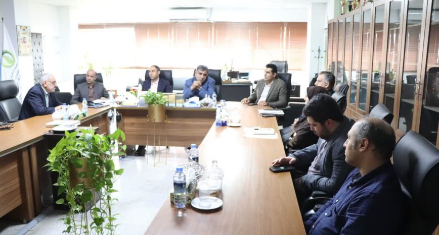 جلسه هیات رئیسه دانشگاه علوم کشاورزی و منابع طبیعی ساری با دکتر بابایی کارنامی