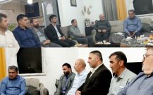 نشست دکتر بابایی کارنامی و روسای شوراهای بخش‌های ساری و میاندورود