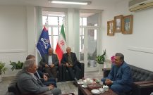 دیدار دکتر بابایی کارنامی با مدیر شرکت ملی پخش فرآورده های نفتی منطقه ساری
