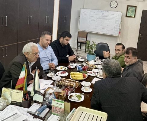 دیدار دکتر بابایی کارنامی با رییس هیات مدیره و مدیرعامل شرکت بهره‌برداری و توزیع آب مازندران